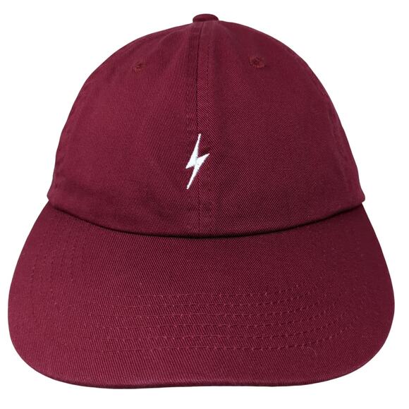 Lights Label Other - Lightning Bolt Slideback Baseball Cap Red One Size Adjustable Lights Label